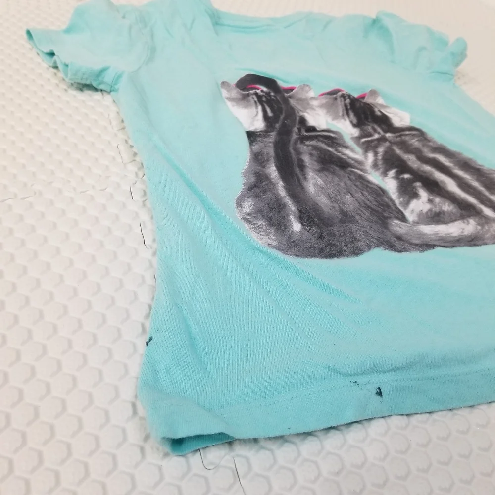 5/$30- Wonder Nation #Twinning Cat Shirt - Picture 2 of 6
